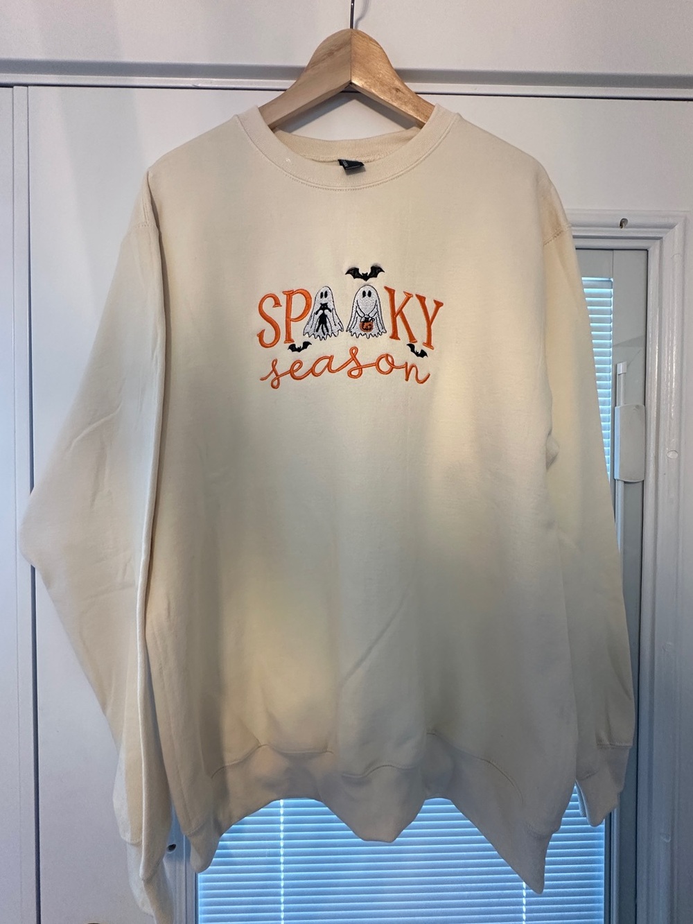 Spooky Season Crewneck Sweater - Cream